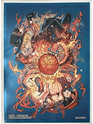 Protectores oficiales de One Piece TCG Ace Sabo