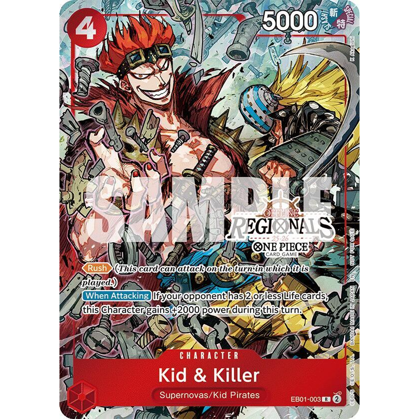 Kid & Killer (EB01-003) - Offline-Regional-Participation-Pack-2025-Vol-2
