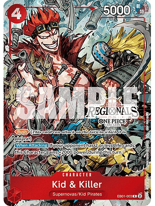 Kid & Killer (EB01-003) - Offline-Regional-Participation-Pack-2025-Vol-2