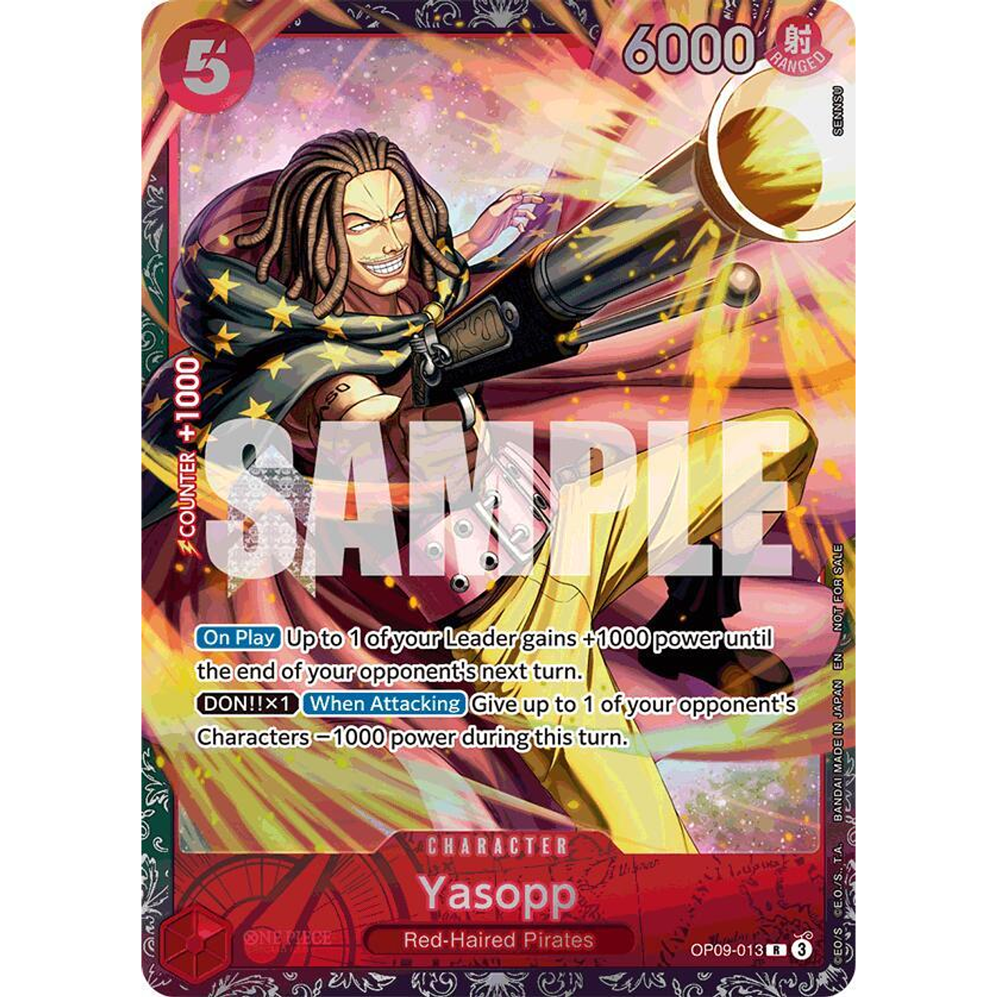 Yasopp (OP09-013) - Championship-25-26-Offline-Regionals-Season-2