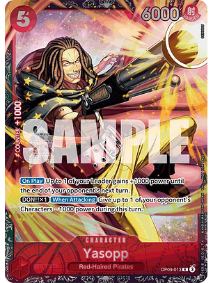 Yasopp (OP09-013) - Championship-25-26-Offline-Regionals-Season-2