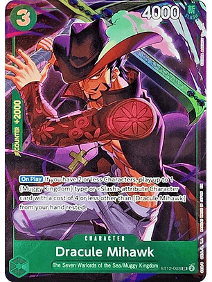 Dracule Mihawk (ST12-003) - Illustration-Box-Vol-4