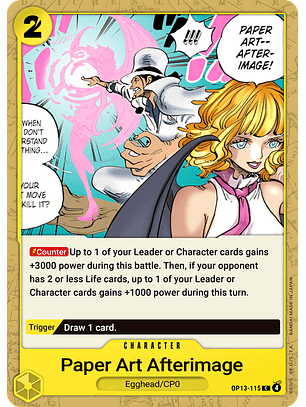 Paper Art Afterimage (OP13-115)