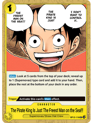The One Who Is the Most Free Is the Pirate King!!! (OP13-116)