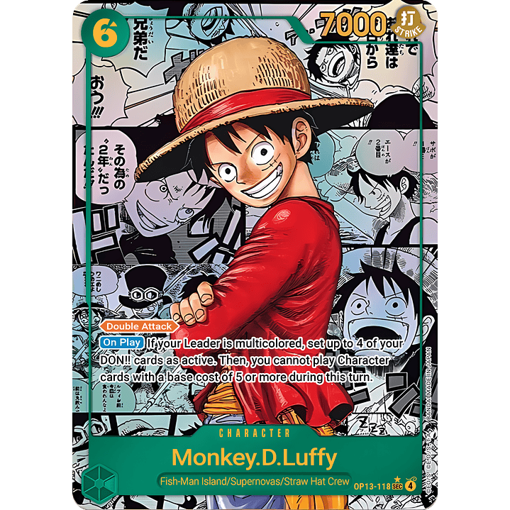 Monkey.D.Luffy (OP13-118) - Alternative-Art-Manga