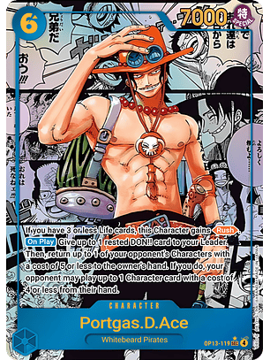 Portgas.D.Ace (OP13-119) - Alternative-Art-Manga