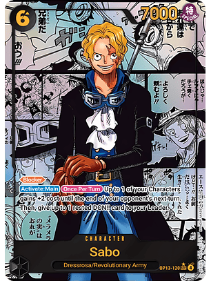 Sabo (OP13-120) - Alternative-Art-Manga