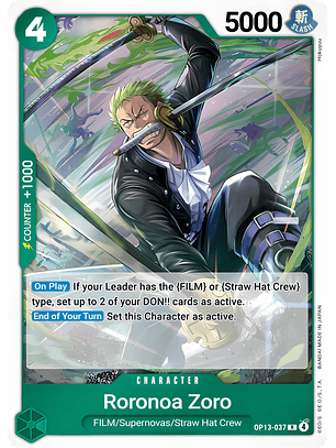 Roronoa Zoro (OP13-037)