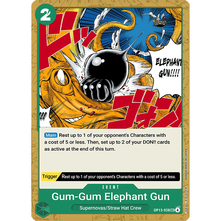 Gum-Gum Elephant Gun (OP13-038)