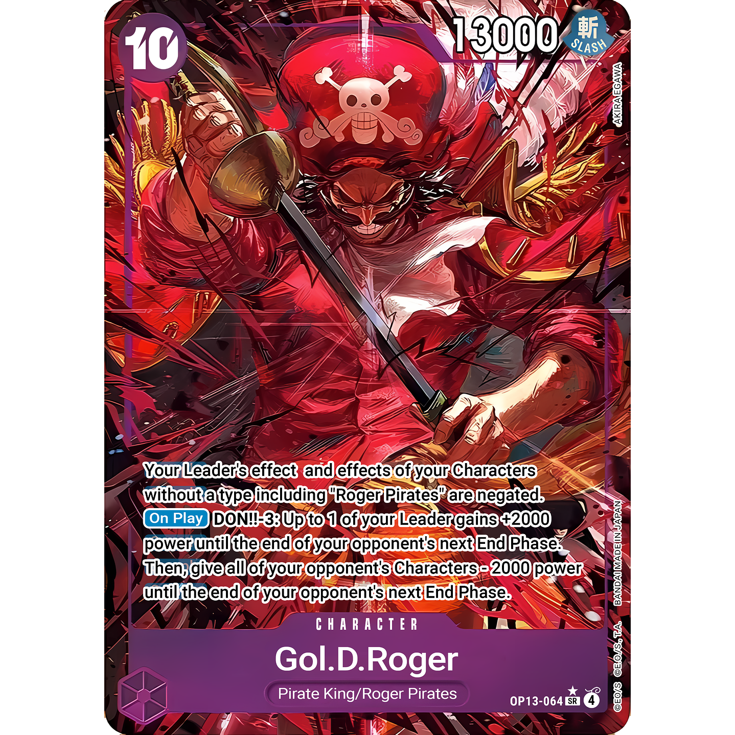 Gol.D.Roger (OP13-064) - Alternative-Art