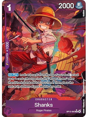 Shanks (OP13-065) - Alternative-Art