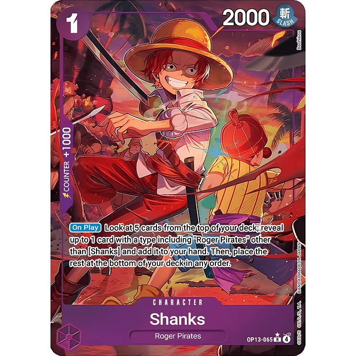 Shanks (OP13-065) - Alternative-Art