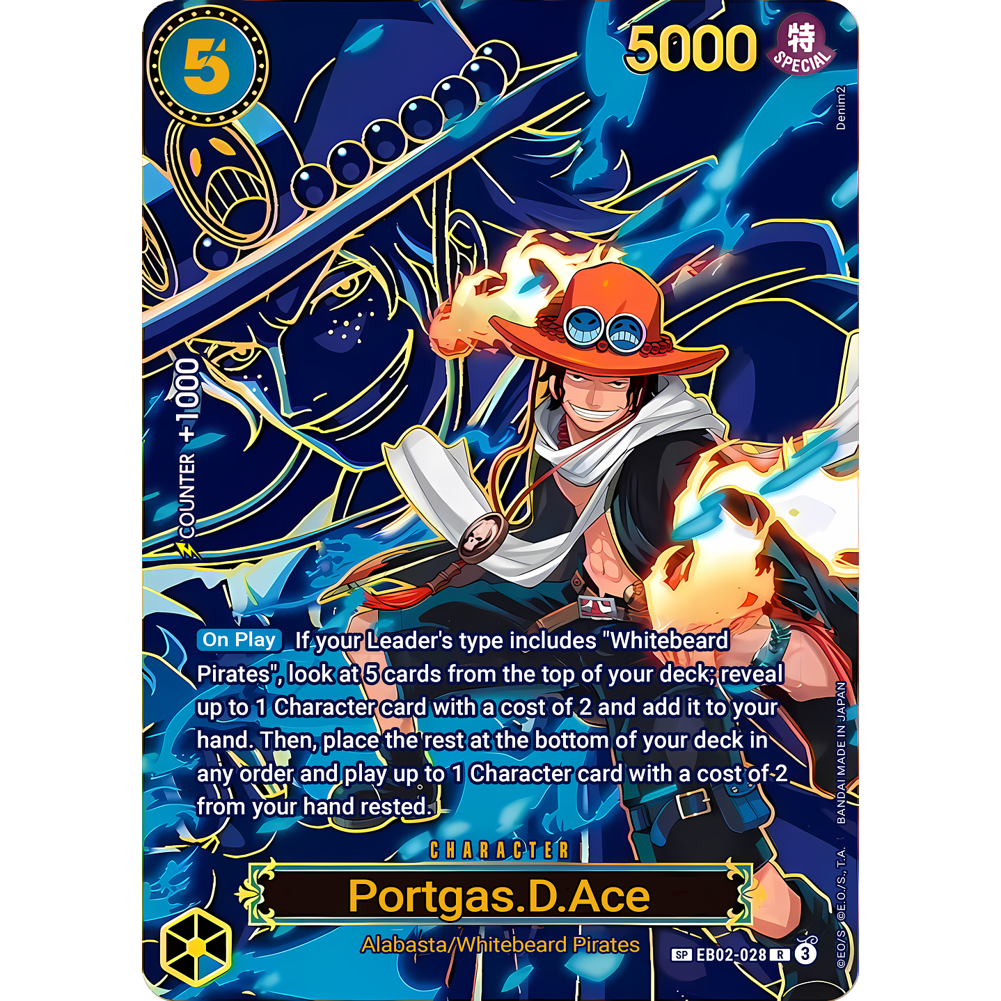 Portgas.D.Ace (EB02-028) - SP