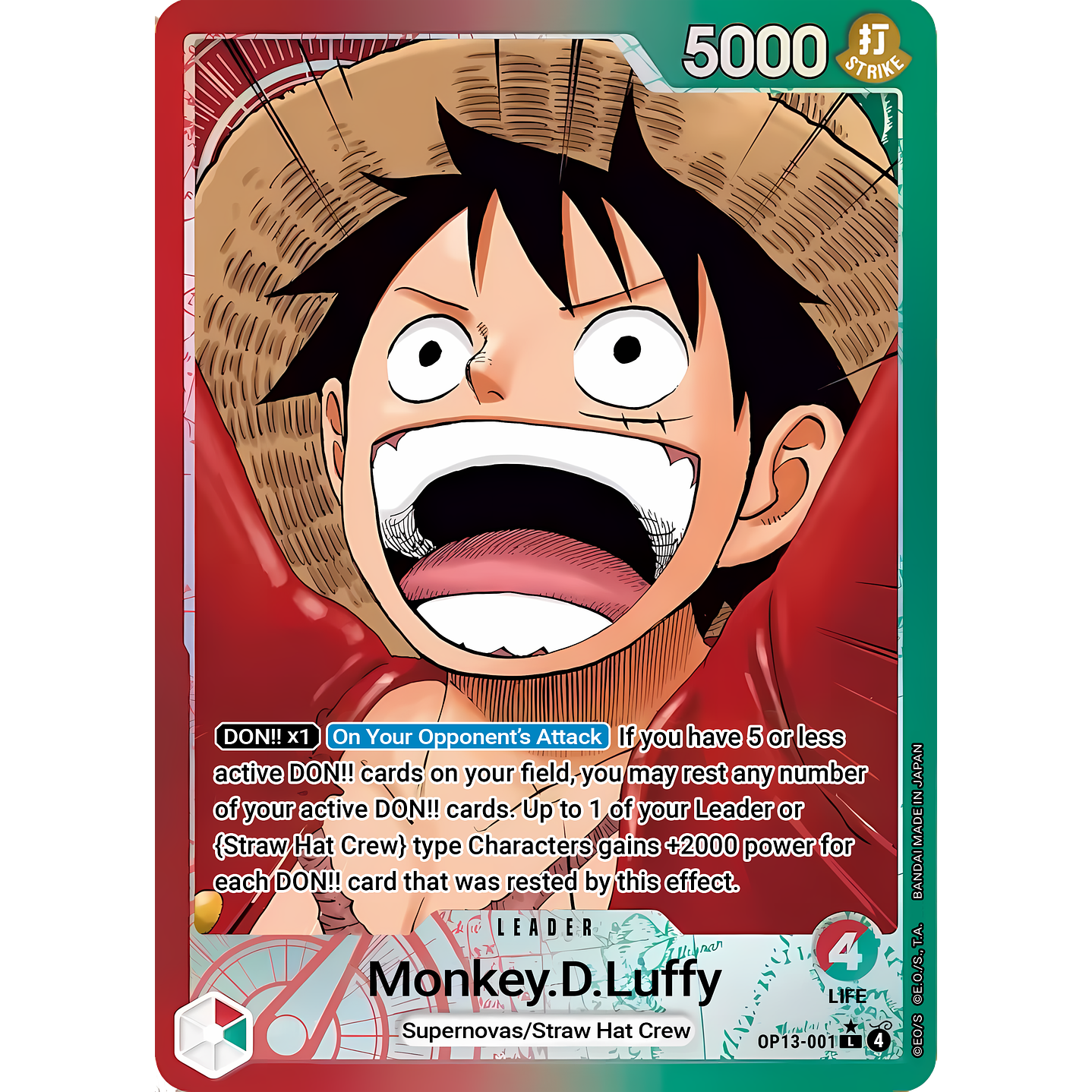 Monkey.D.Luffy (OP13-001) - Alternative-Art