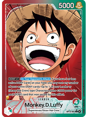 Monkey.D.Luffy (OP13-001) - Alternative-Art