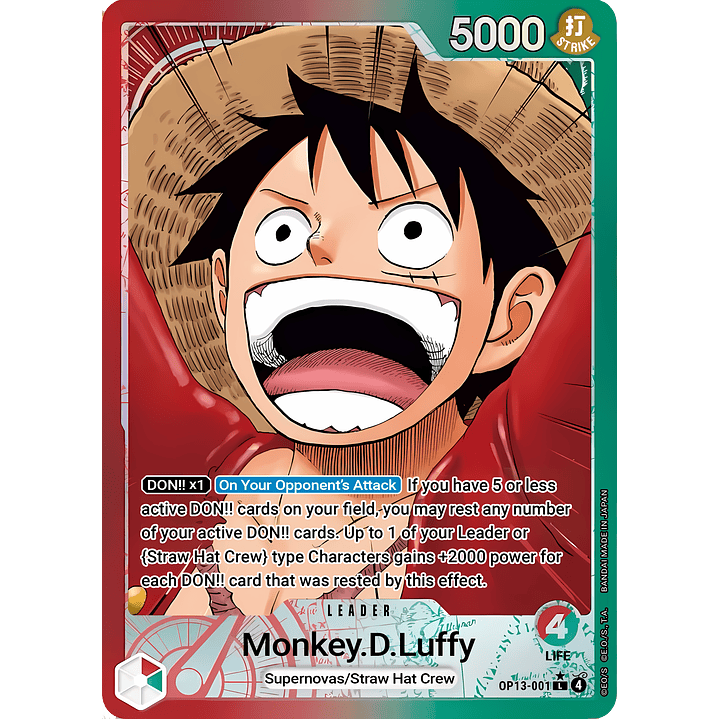 Monkey.D.Luffy (OP13-001) - Alternative-Art