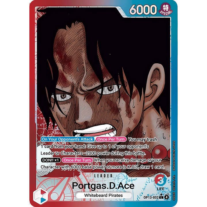 Portgas.D.Ace (OP13-002) - Alternative-Art