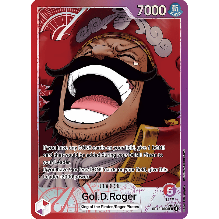Gol.D.Roger (OP13-003) - Alternative-Art