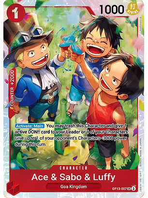 Ace & Sabo & Luffy (OP13-007)