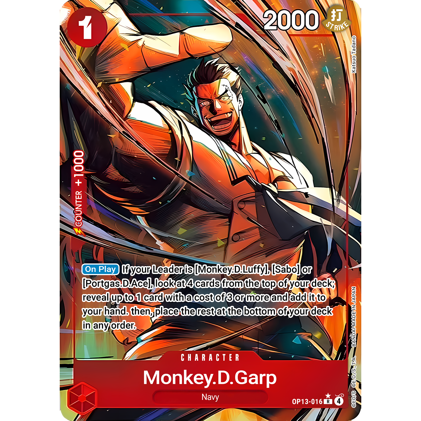 Monkey.D.Garp (OP13-016) - Alternative-Art