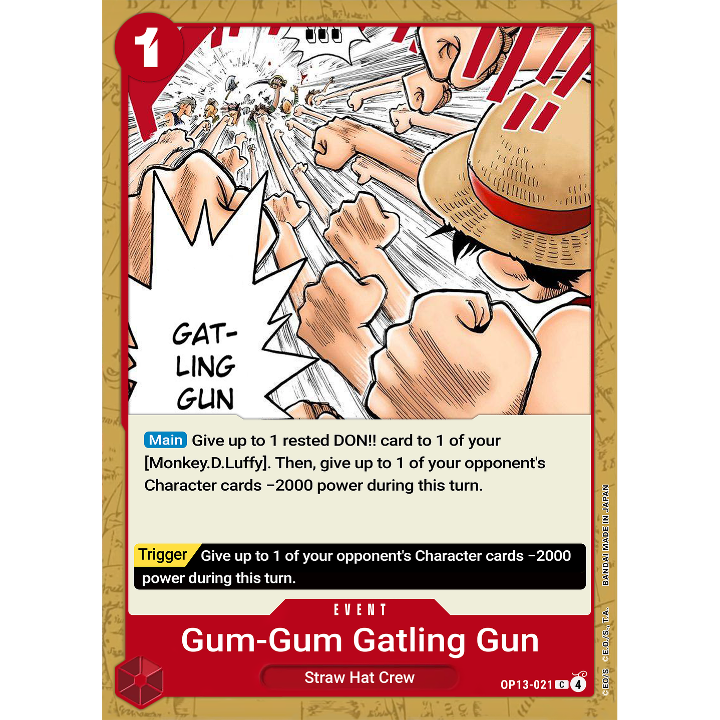 Gum-Gum Gatling Gun (OP13-021)