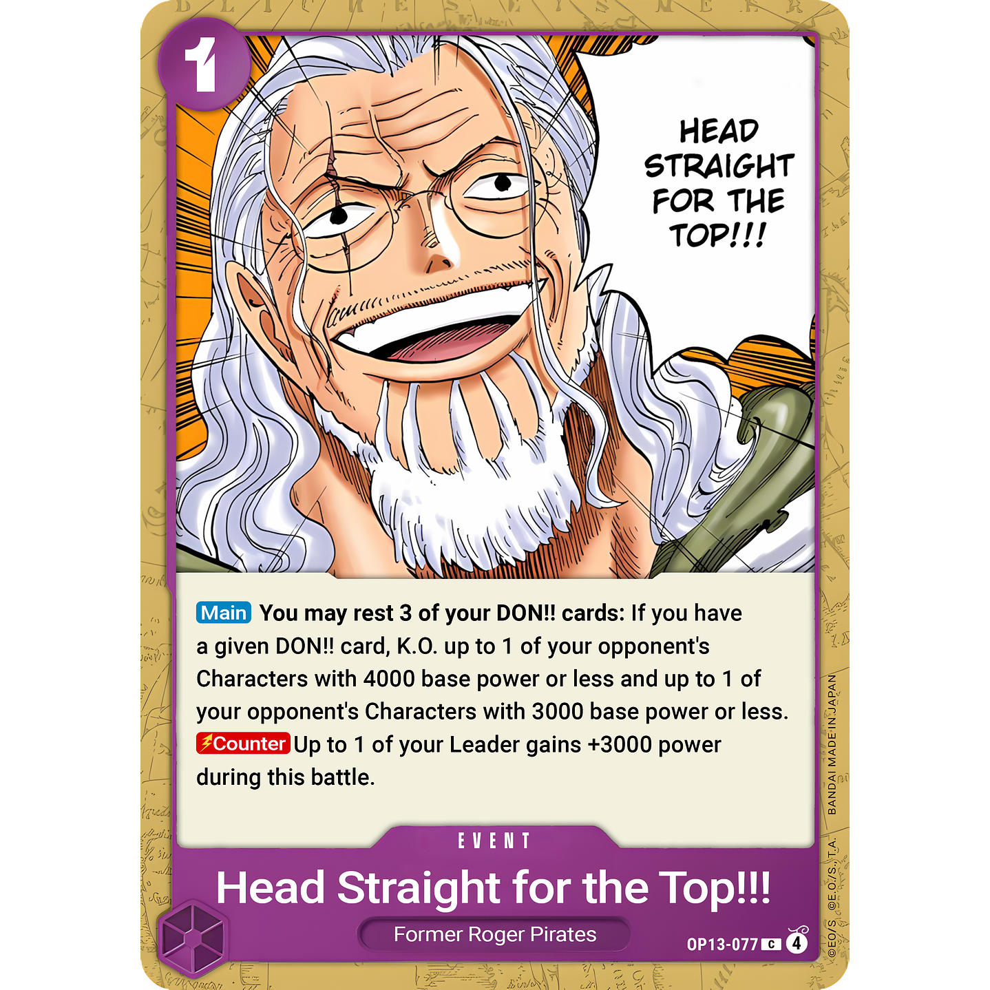 Go All the Way to the Top!! (OP13-077)