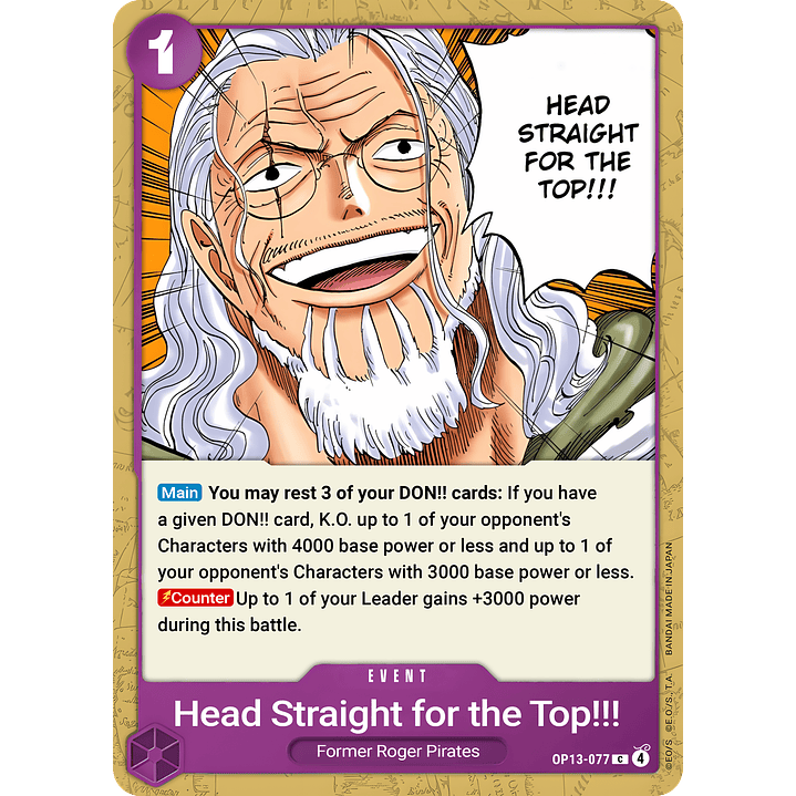 Go All the Way to the Top!! (OP13-077)