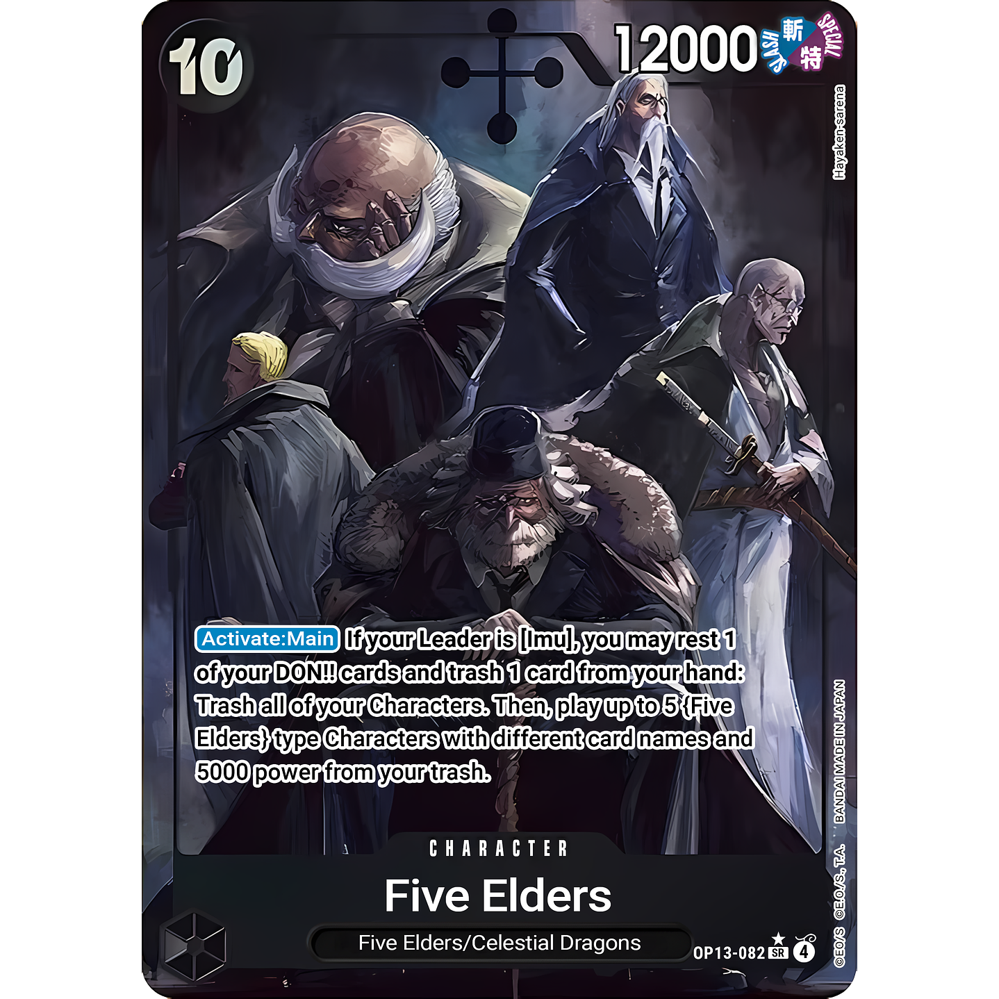Five Elders (OP13-082) - Alternative-Art