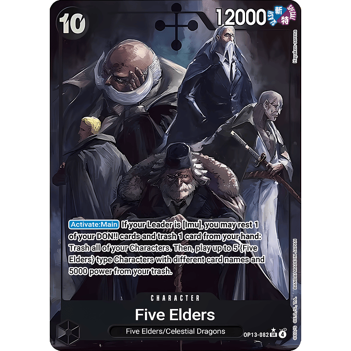 Five Elders (OP13-082) - Alternative-Art