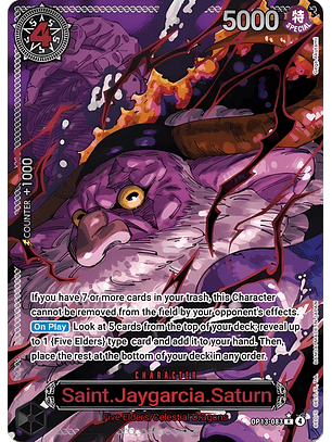 St. Jaygarcia Saturn (OP13-083) - Alternative-Art-Red