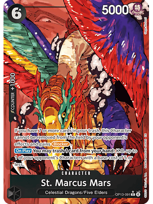 St. Marcus Mars (OP13-091) - Alternative-Art