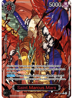 St. Marcus Mars (OP13-091) - Alternative-Art-Red