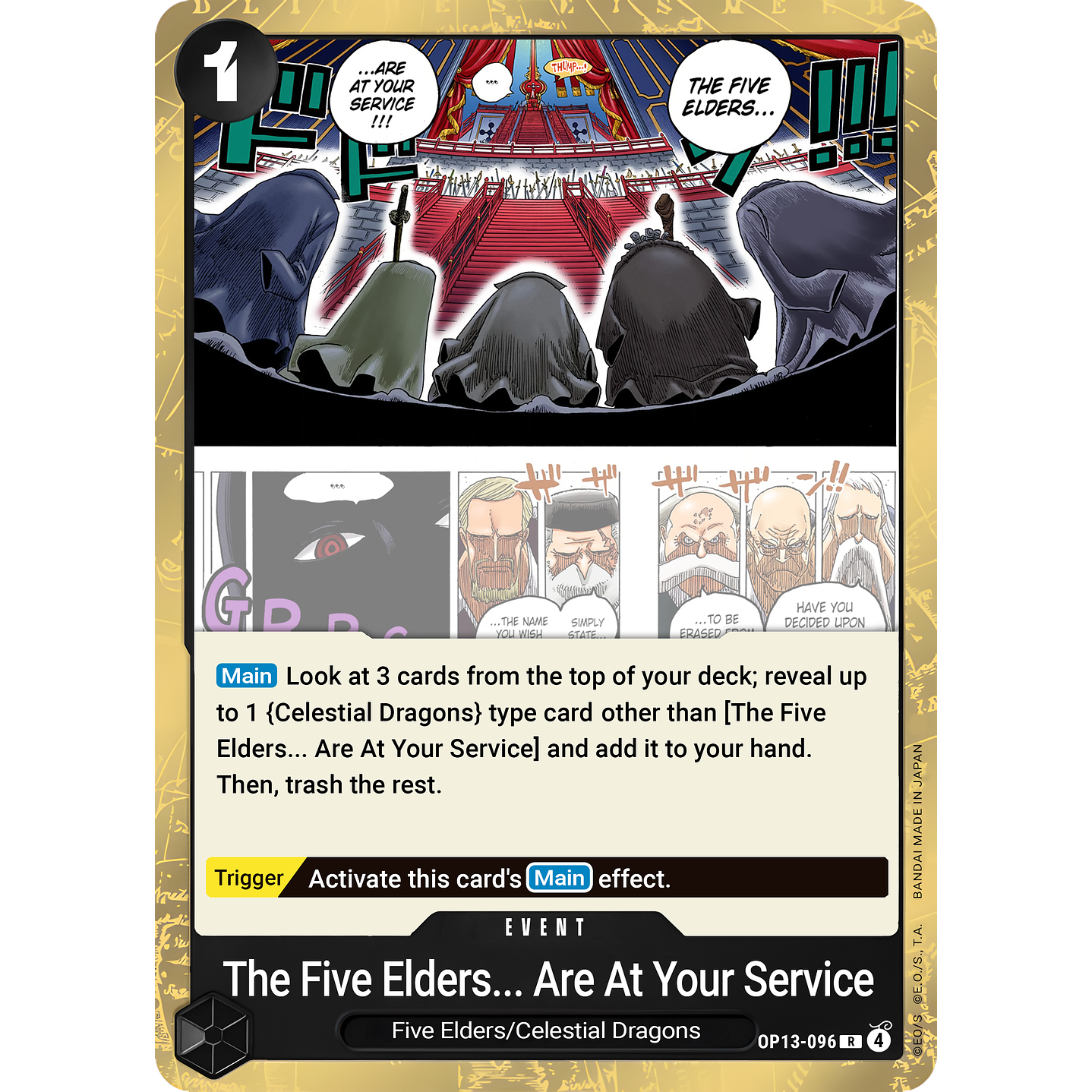The Five Elders Are at Your Service!!! (OP13-096)