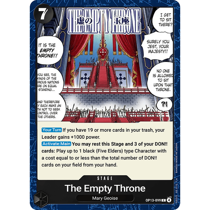 The Empty Throne (OP13-099)