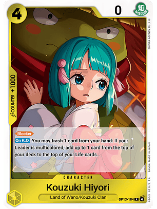 Kouzuki Hiyori (OP13-104)