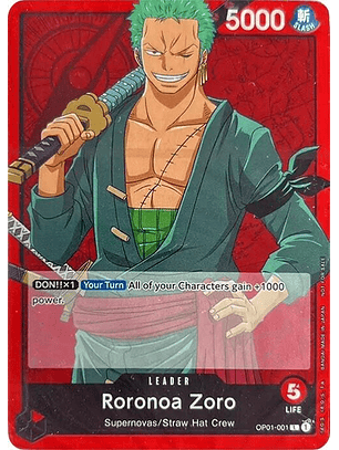 Roronoa Zoro (OP01-001) - Demo-Deck