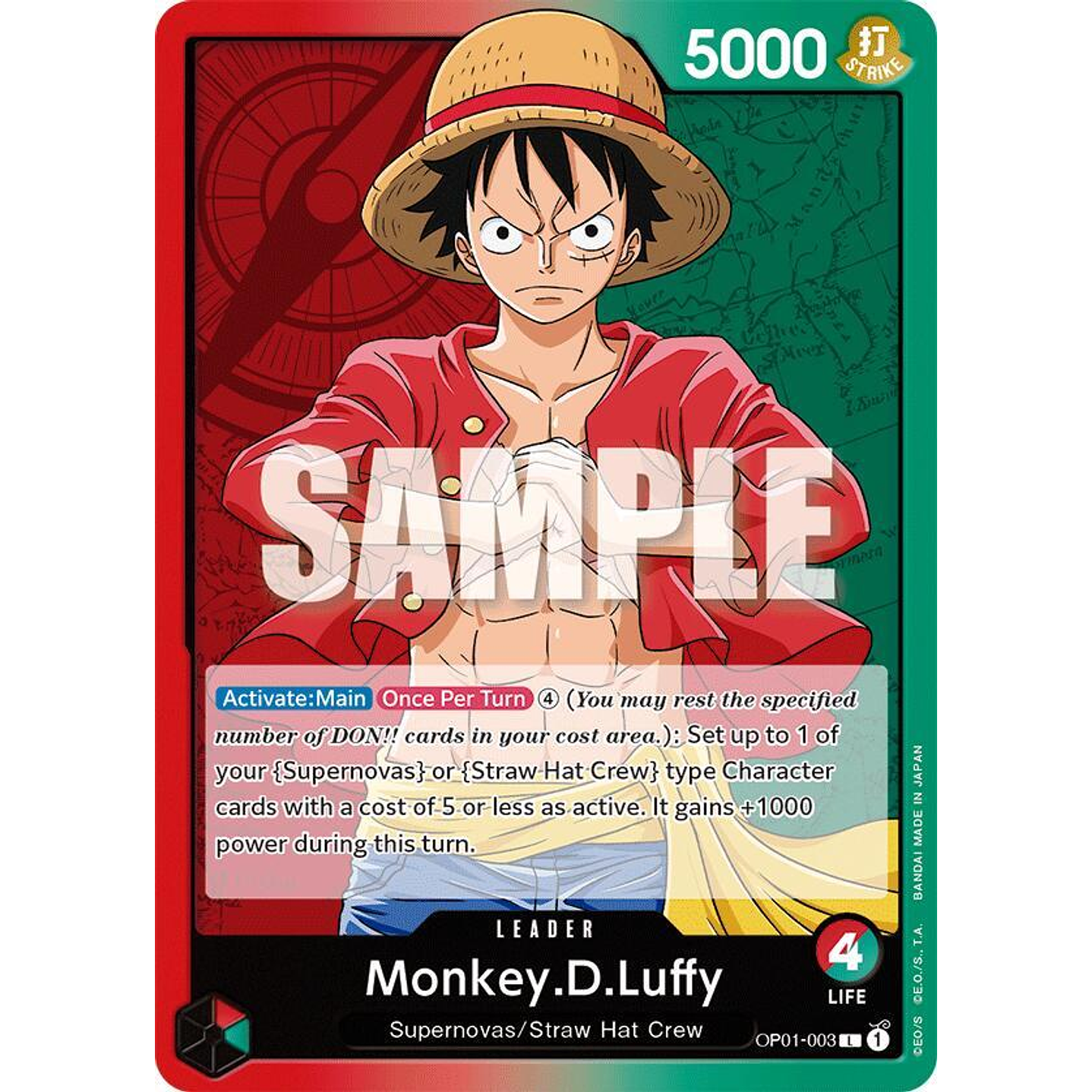 Monkey.D.Luffy (OP01-003) - Demo-Deck