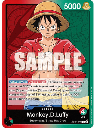 Monkey.D.Luffy (OP01-003) - Demo-Deck