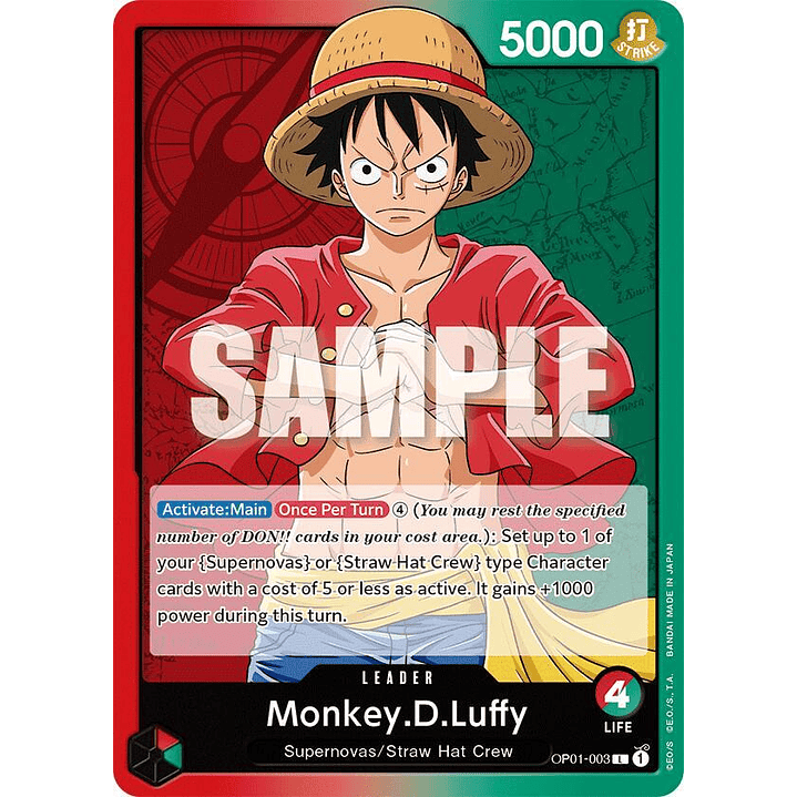 Monkey.D.Luffy (OP01-003) - Demo-Deck