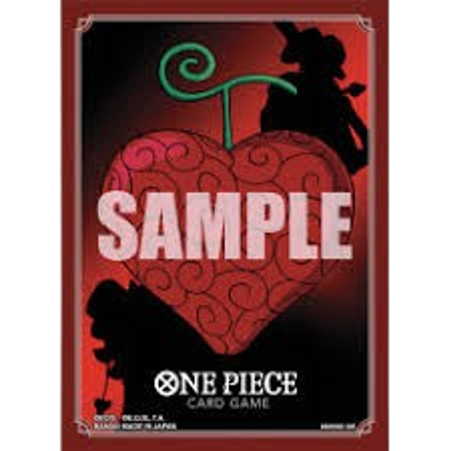 Protectores oficiales de One Piece TCG Law & Rosinante Red