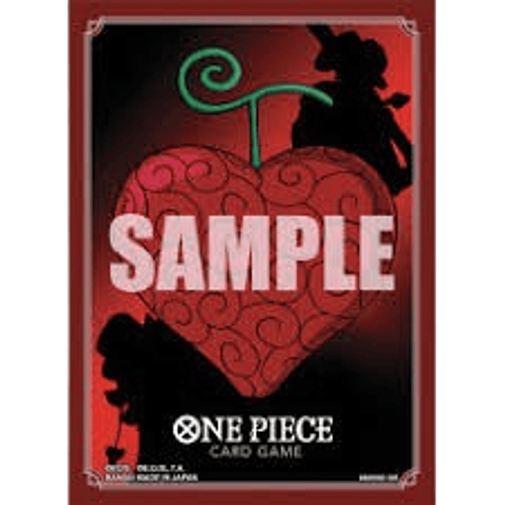Protectores oficiales de One Piece TCG Law & Rosinante Red