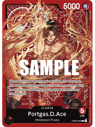 Portgas.D.Ace (OP03-001) - Special-Goods-Set-Ace-Sabo-Luffy