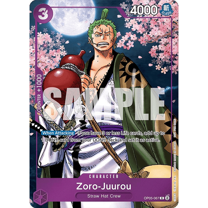 Zoro-Juurou (OP05-067) - CS-25-26-Event-Pack