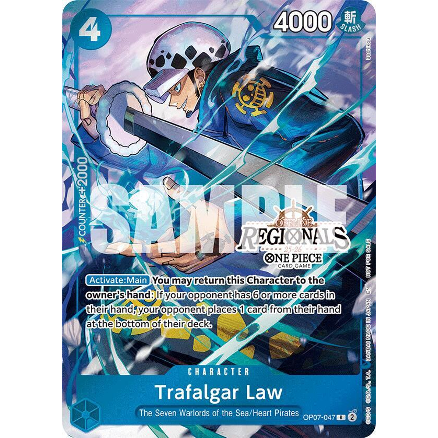 Trafalgar Law (OP07-047) - Offline-Regional-Participation-Pack-2025-Vol-2