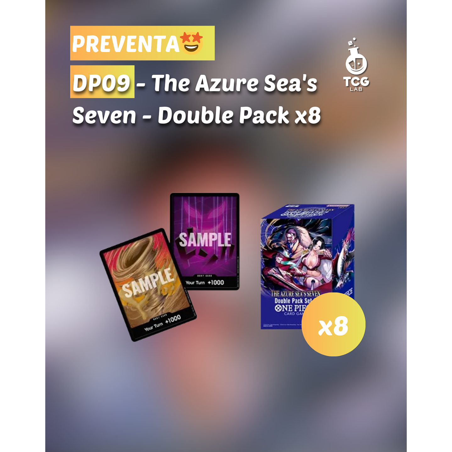 [PREVENTA] One Piece TCG: Double Pack Set Volume 9 [DP09] x8