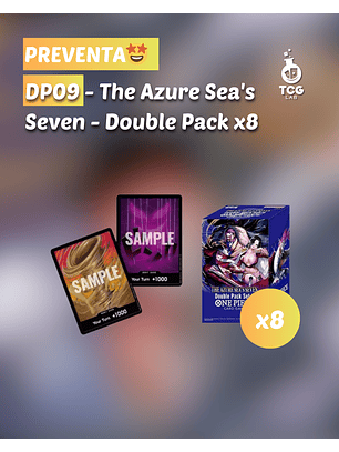[PREVENTA] One Piece TCG: Double Pack Set Volume 9 [DP09] x8