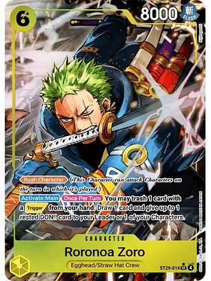 Roronoa Zoro (ST29-014) - Alternative-Art