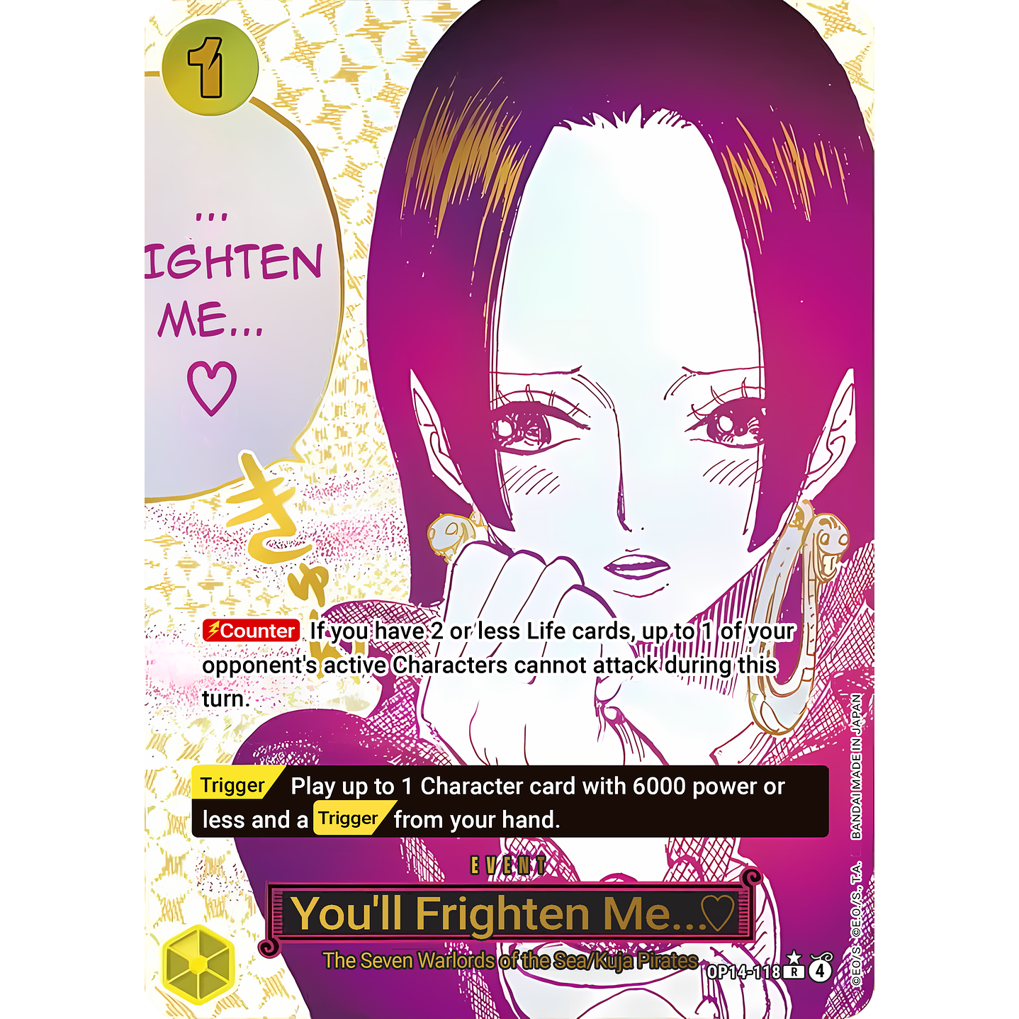 You'll Frighten Me... ♡ (OP14-118) - Alternative-Art