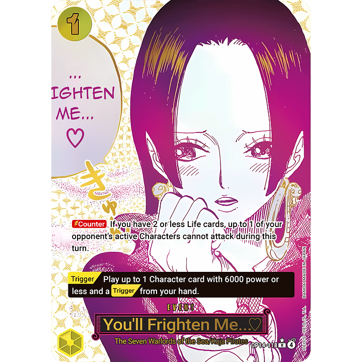 You'll Frighten Me... ♡ (OP14-118) - Alternative-Art