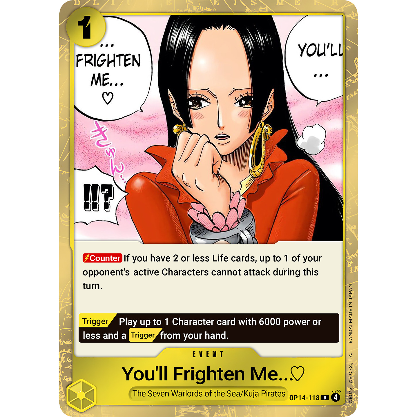 You'll Frighten Me... ♡ (OP14-118)